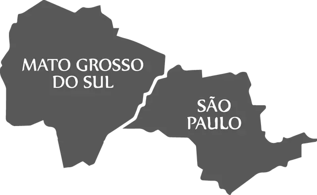 Mapa e regiões de atuação da Holanseg